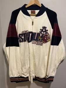 Vintage Akademiks Track Velour Stadium Bruisers Football Jacket Zip Up Size XXL - Bild 1 von 11