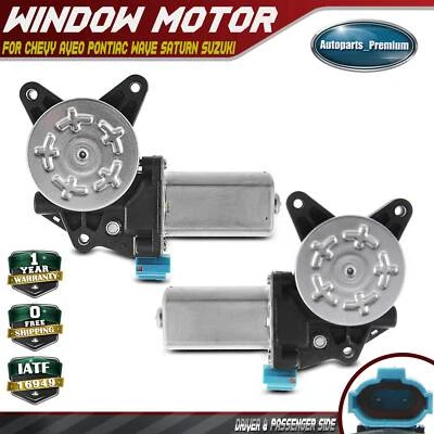 2x Motor elevador de ventana para Chevy Aveo Pontiac Wave Saturn Vue Suzuki Forenza Reno Foto 1 de 4