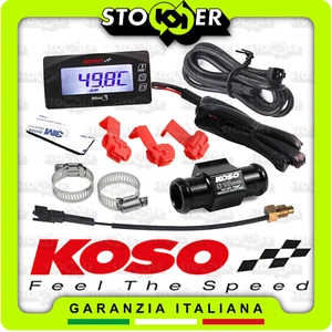 STRUMENTAZIONE DIGITALE KOSO MINI 3 TERMOMETRO VOLTMETRO + RACCODO 18mm SCOOTER - Imagen 1 de 19