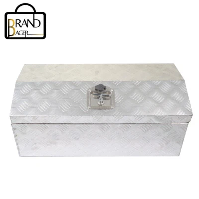 Caja de herramientas de aluminio 30 "x 13" x 13" debajo de la carrocería camión remolque RV herramientas almacenamiento y llave Foto 1 de 4