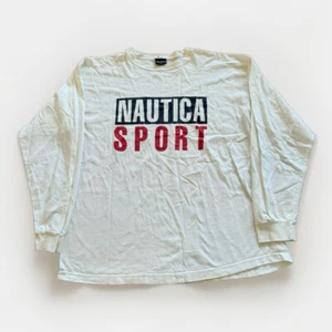 Vintage Nautica Shirt Mens XL Sport Competition J-Class Challenge 90s - Picture 1 of 5