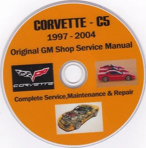Chevrolet Corvette C5 1997-2004 Factory Repair Manual PLUS FBT Extras ! - Picture 1 of 1