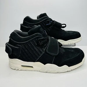 Nike Air Trainer Victor Cruz Mens Size 10 Black Suede Sneakers 777535-004 - Picture 1 of 9
