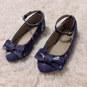 Disney X Janie And Jack Blue Snow White Flat Shoes Size 6 - Picture 1 of 5