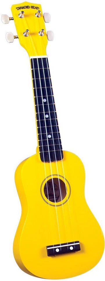 NEW DIAMONDHEAD DU-104 RAINBOW YELLOW COLORED UKULELE MUSICAL INSTRUMENT SALE - Image 1 of 1