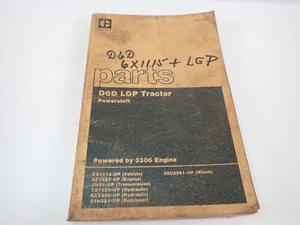 CAT Caterpillar Teilebuch D6D LGP Traktor Powershift angetrieben von 3306 Motor 1984 - Bild 1 von 16