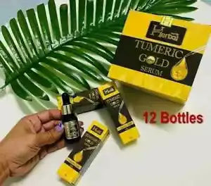 10ml. Dozen Turmeric Gold Herbal Serum Skin Care Acne Dark Spot New Package - Picture 1 of 7
