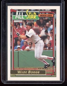 Wade Boggs 1992 Topps All-Star Gold Winner #399 Boston Red Sox - Picture 1 of 2
