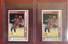 1991-92 Panini Spain & Italy Unused Dual Sided Michael Jordan #116/107 Stickers