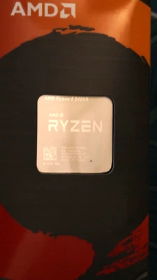 AMD Ryzen 5 3400G 3.7 Ghz (YD3400C5M4MFH) Processor CPU ONLY included works fine - Image 1 of 4