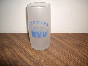 BYU Cougars Maskottchen mattiertes Trinkglas Brigham Young University - Bild 1 von 2