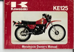 Kawasaki 1980 Model KE125 Owner's Manual - 99920-1106-01 (KE125-A8) - Picture 1 of 3