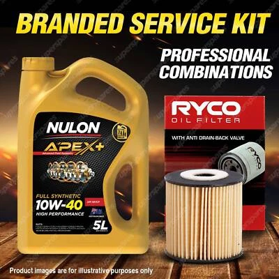 Ryco Oil Filter 5L APX10W40 Engine Oil Service Kit for Volvo S40 S60 S70 V40 V70 - image 1 of 2