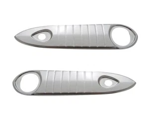 49 50 51 52 53 54 Chevy Car Stainless Door Handle Knuckle Nail Guards Chrome - Picture 1 of 1