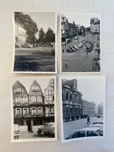 alte Fotos Bilder Straßenszenen Oldtimer Denkmal Stadt 37 Fotos PKW Anhänger - Bild 1 von 11