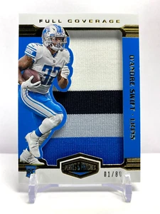 2020 Panini Plates & Patches Rookie Full Coverage Gold # 01/80 D'Andre Swift - Picture 1 of 2