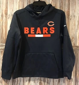NIKE Therma-Fit Chicago Bears NFL Sweatshirt Hoodie Youth L 14/16 Boys Girls - Bild 1 von 6