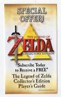 Insert d'abonnement Legend Of Zelda édition collector Nintendo Power Gamecube