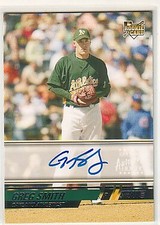 2008 Stadium Club #170 Greg Smith A Auto - NM-MT