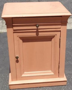 Ethan Allen Solid Wood Bed Side Cabinet – Painted – Classic Ethan Allen Design - Picture 1 of 12