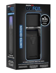 Babyliss PRO UV Foil Single Foil Cordless Shaver Matte Black - NEW FXLFS1MB - Picture 1 of 2