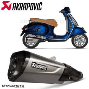PIAGGIO GTS 300 2021-2023 Scarico AKRAPOVIC RC S-VE3SO11-ZDFSS - Foto 1 di 7
