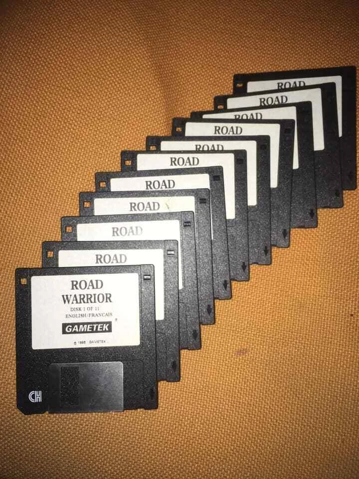 Vintage PC Game Road Warrior 1995 English/French 11 Floppy RARE/COLLECTORS ITEM! - Image 1 of 1