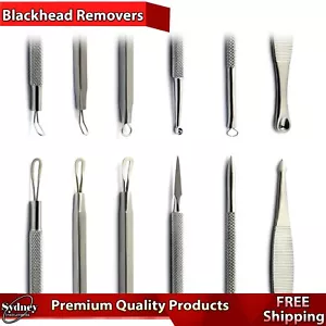 Blackhead Remover Extractor Pimple Blemish Popper Comedone Kit - Bild 1 von 9