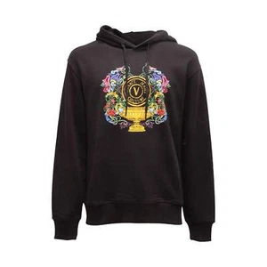 0325AS Felpa Uomo VERSACE JEANS COUTURE Hombre Sudadera Negro - Imagen 1 de 4