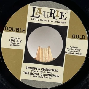 THE ROYAL GUARDSMEN 45 RPM SNOOPY'S CHRISTMAS / THE SMALLEST ASTRONAUT—M- - Bild 1 von 4