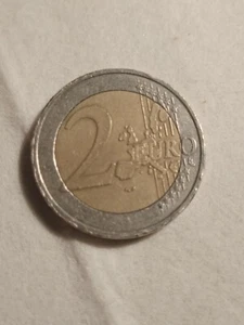 RARE! Error coin minting. Spain €2, Two Euro 2002. KM#1047. - Picture 1 of 7