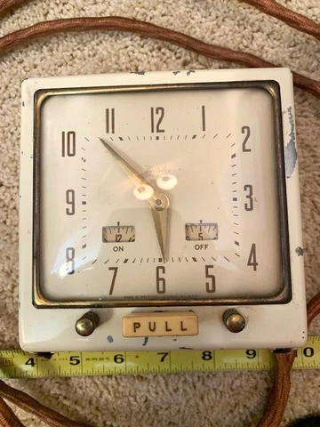 Art Deco Westclox TS-1 Clock with Switch Timer - both Work Cover