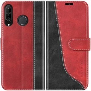 Handyhülle, Schutzetui, Flip Case - stilvolle Lederhülle für Huawei P30 Lite - Bild 1 von 2