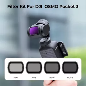 K&F Concept 4Pcs ND4+ND8+ND16+ND32 Magnetic Filters Kit for DJI Osmo Pocket 3 - Picture 1 of 8