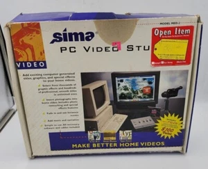 Sima Vintage PC Video Studio Model MED-2 w/ Video ED/IT 2 Mixer Board - Untested - Picture 1 of 12
