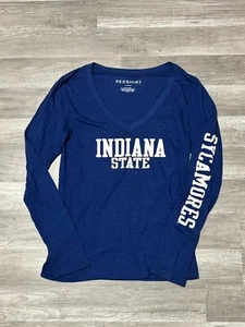 Indiana State Sycamores Women’s Long Sleeve Shirt NCAA Women’s Size Large - Picture 1 of 5
