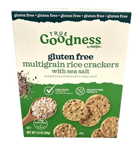 True Goodness von Meijer Glutenfreie Mehrkorn-Reis-Cracker Meersalz 3,5 Oz. - Bild 1 von 1
