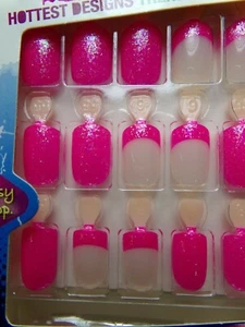 BROADWAY FOR KISS Pegamento para uñas con pestañas Corto - Rosa con brillo de halo - Imagen 1 de 3