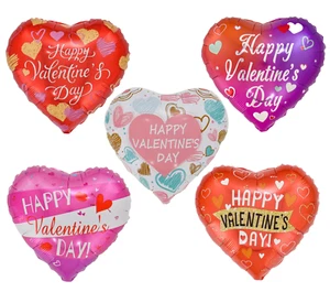 Valentines Heart Happy Valentines Day Love Foil Balloon - Picture 1 of 6