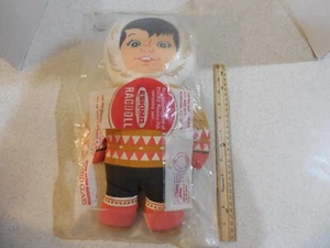 Bambola Eskimo Boy Rag marca Eskimo Pie confezione originale anni 60 pubblicità - Foto 1 di 11