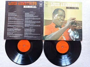 2 LP 33T LOUIS ARMSTRONG "Memorial" CBS S 66247 HOLLANDE 1971 VG+ ° - Imagen 1 de 6