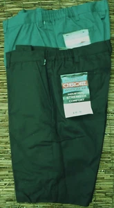 CHEROKEE WORKWEAR WOMENS SIDE ELASTIC DUTY RATED COTTON/POLY BERMUDA SHORTS NEW - Picture 1 of 7