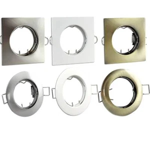 10x Einbaurahmen Set schwenkbar  Rahmen Einbaustrahler 60mm Einbau-Spot GU10 - Bild 1 von 25