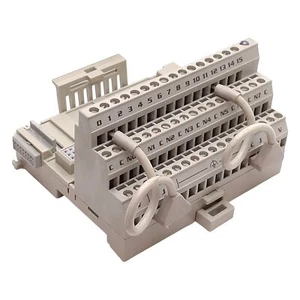 Allen Bradley 1794-TB3T Flex I/O Terminal Base, 16 I/O, 120VAC 10A, DIN Rail - Picture 1 of 7
