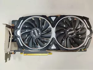 MSI NVIDIA GeForce GTX1060 ARMOR 3GB GDDR5 Graphics Video Card DP DVI HDMI - Picture 1 of 4