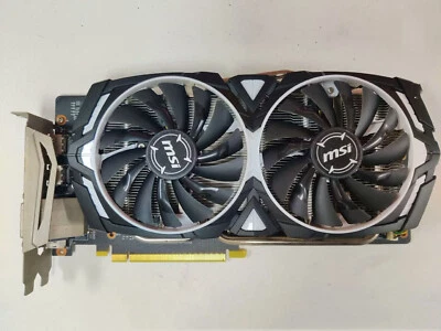 MSI NVIDIA GeForce GTX1060 ARMOR 3GB GDDR5 Graphics Video Card DP DVI HDMI - Image 1 of 4