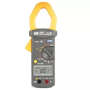 TES-3082 Auto-Ranging Frequenzmessungen True RMS Stromzange Neu - Bild 1 von 4