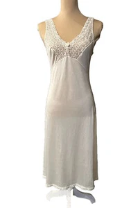 Bendon Vintage Lingerie Gown Off White Long 12 Xlong - Picture 1 of 8
