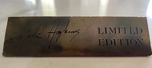 Placa de bronce Mark Hopkins envío gratuito - Imagen 1 de 3