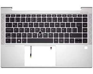 keyboard for HP EliteBook 745 840 G7 G8 Upper Palmrest cover Laptop Spanish/Lati - Afbeelding 1 van 9